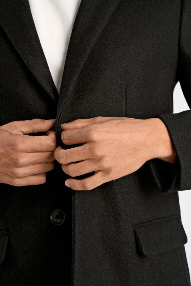 Mens - Classic Stylish Coat Black (30-303020)