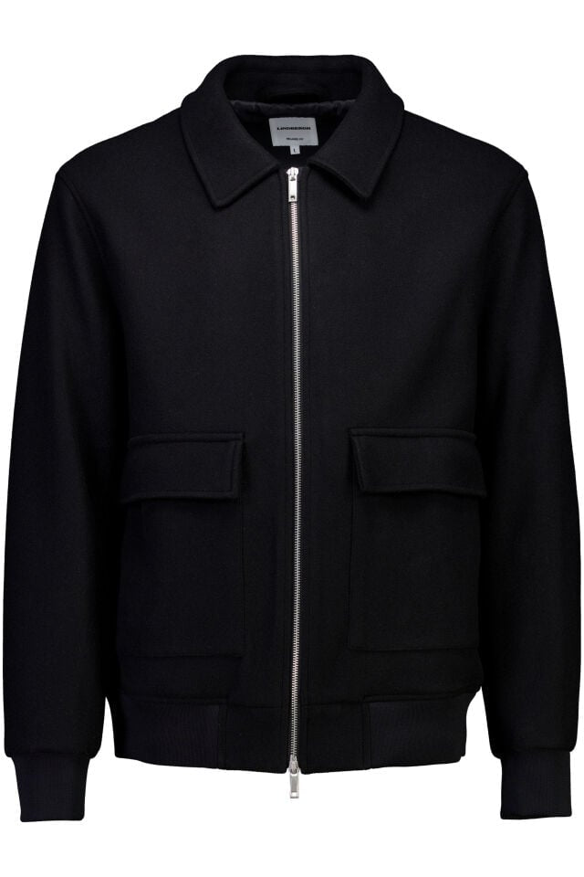 Mens - Short Wool Style Jacket Black (30-303020A)