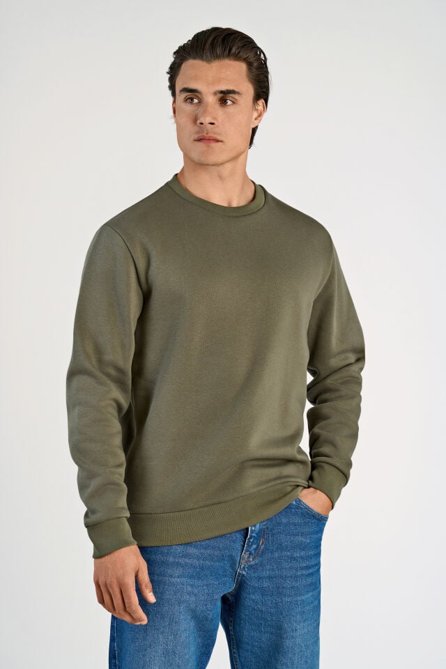 Mens - Sweatshirt Grey Mel (30-705050)