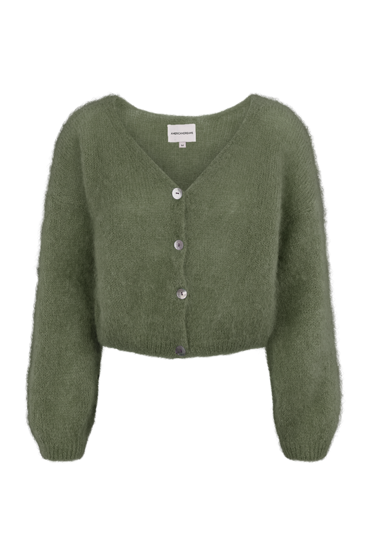 Cornelia Cropped  Mohair Cardigan