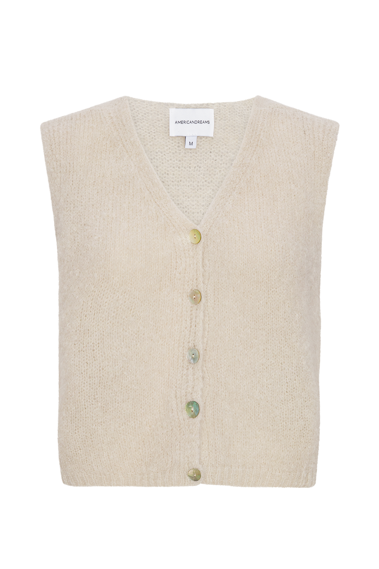 Telma Alpaca Vest with Buttons.