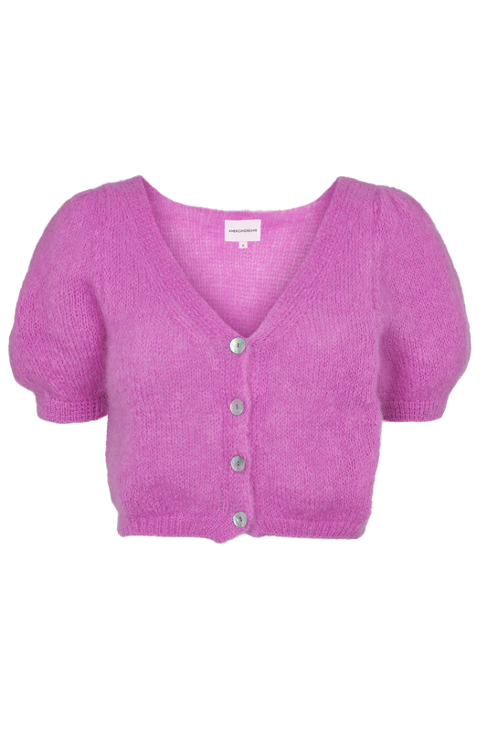 Harper Short Sleeved Cropped Cardigan