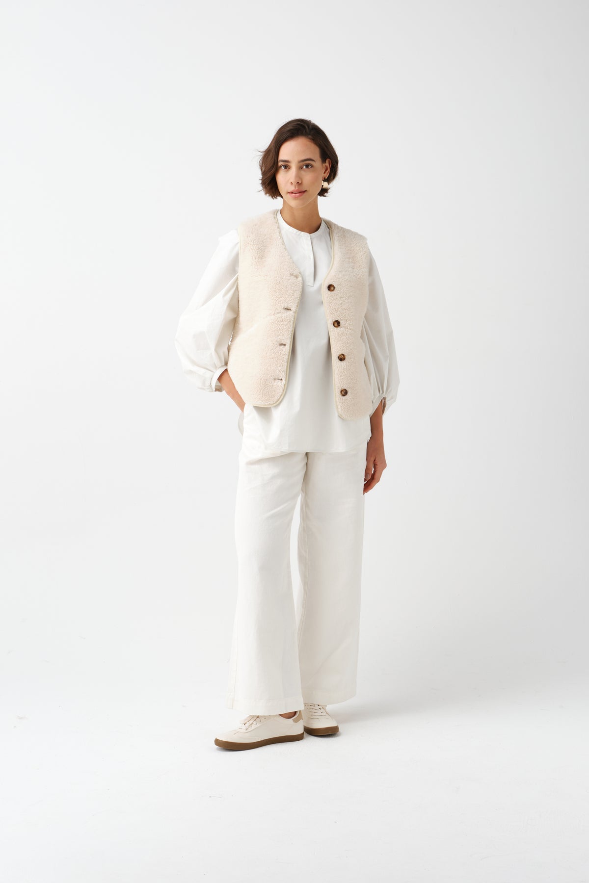 Country Gillet Faux Shearling