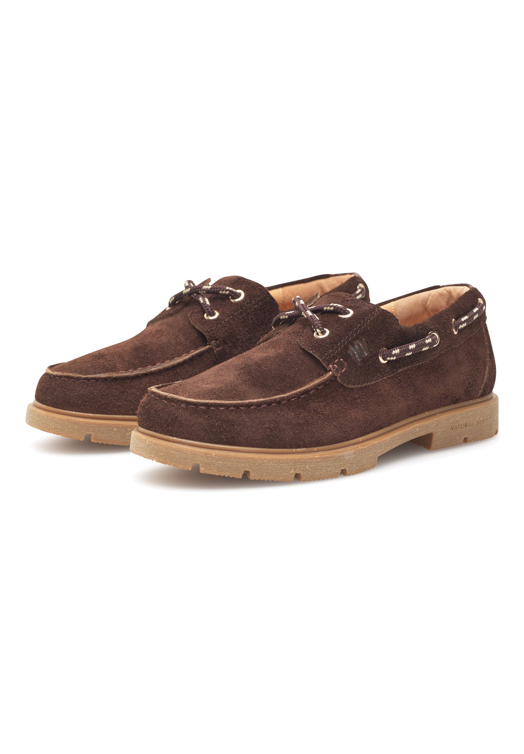Johanne Suede Boatshoe Chocolate