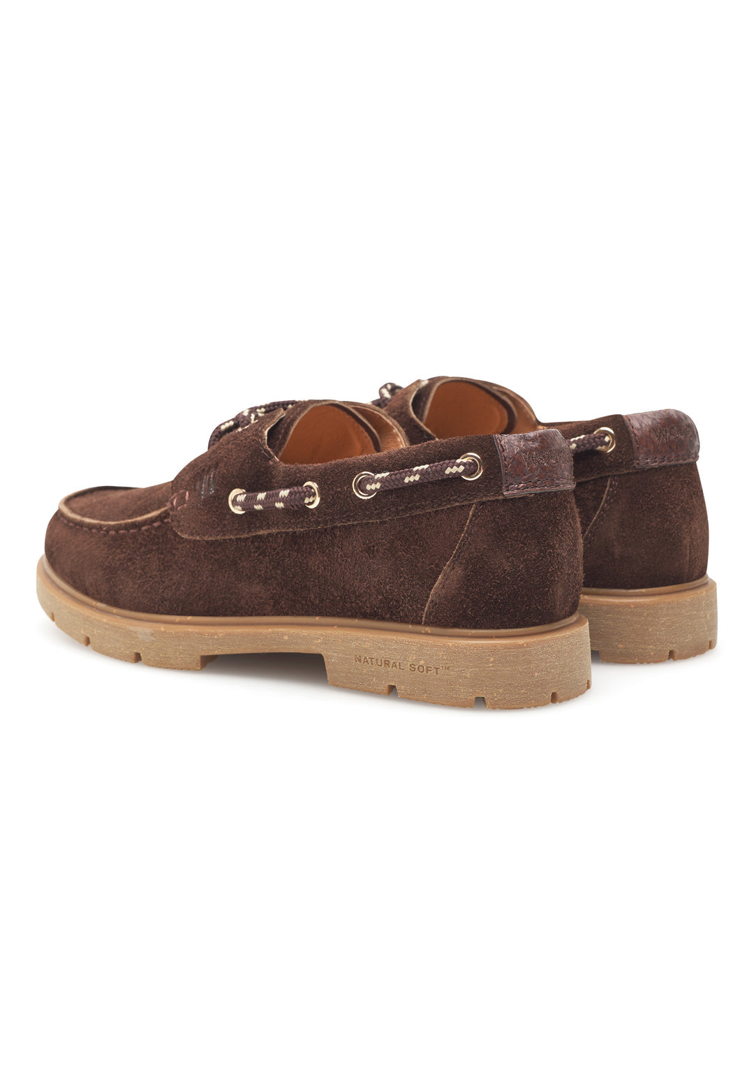 Johanne Suede Boatshoe Chocolate