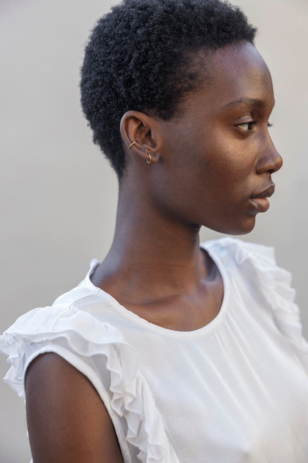Rennie Sleeveless Frill Blouse