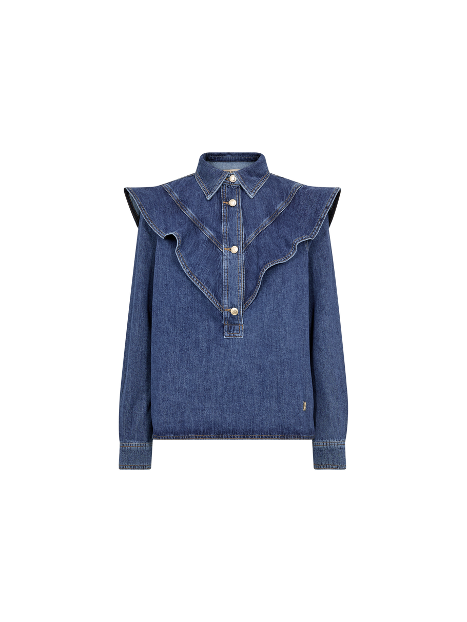 MMIrina Denim Shirt Dark Blue