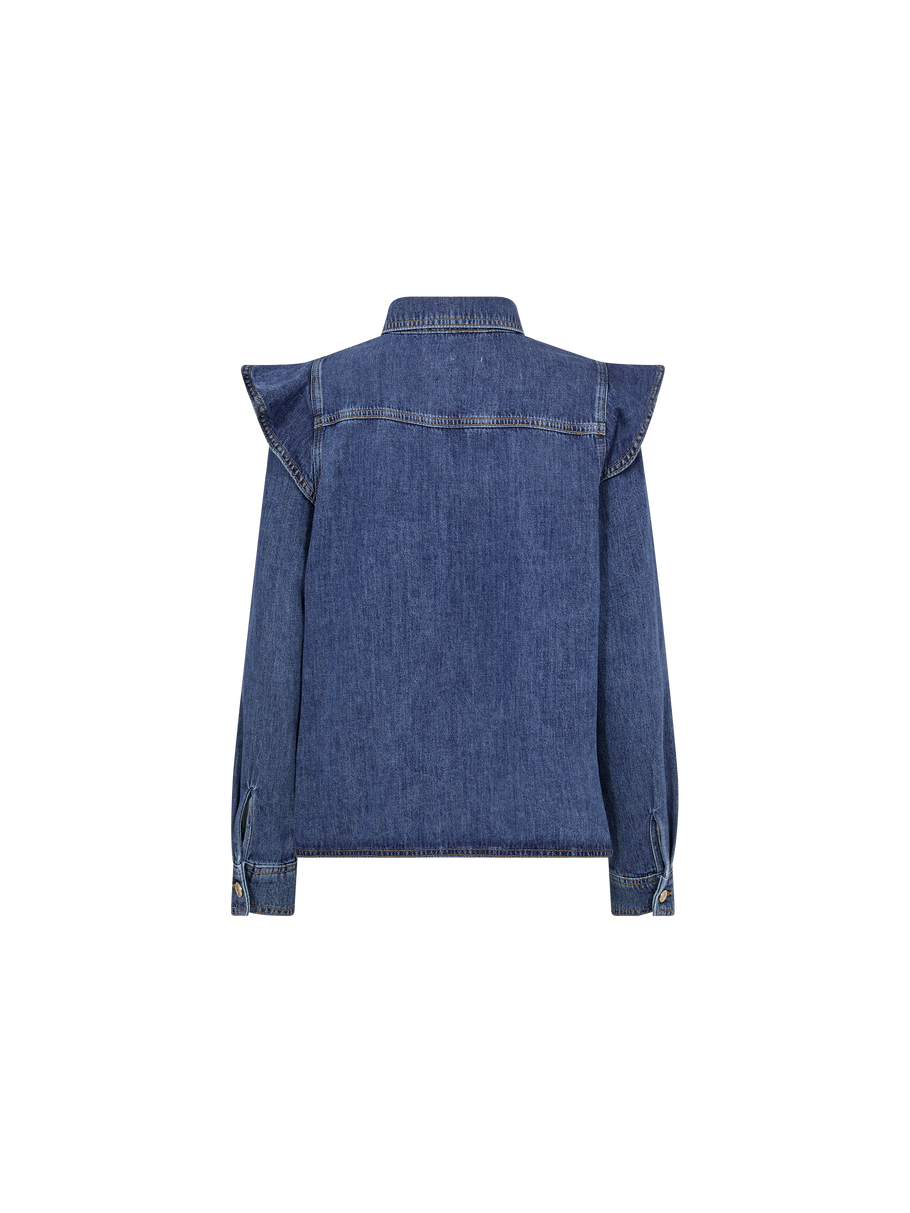 MMIrina Denim Shirt Dark Blue