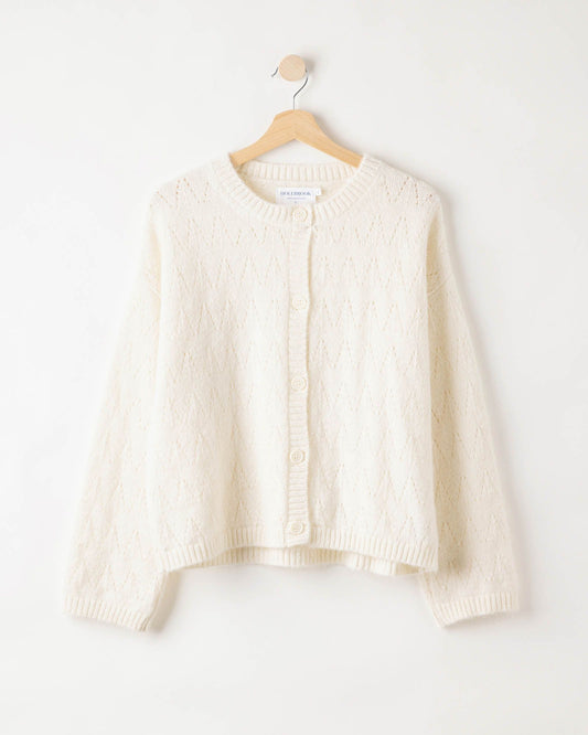 Elsy Knitted Cardigan Off White