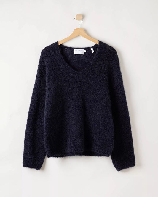 Lilian Mohair V-Neck Jumper