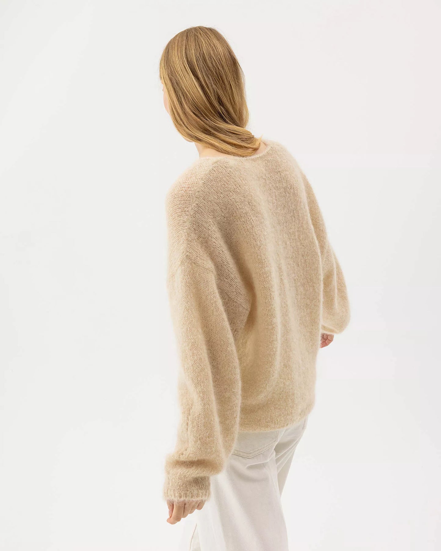 Lilian Mohair V-Neck Jumper