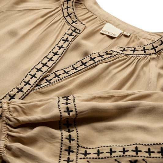 100388 - Liva Blouse Sand