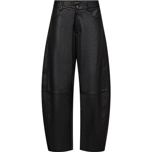 51394 - Boel Barell Leather Pant Black