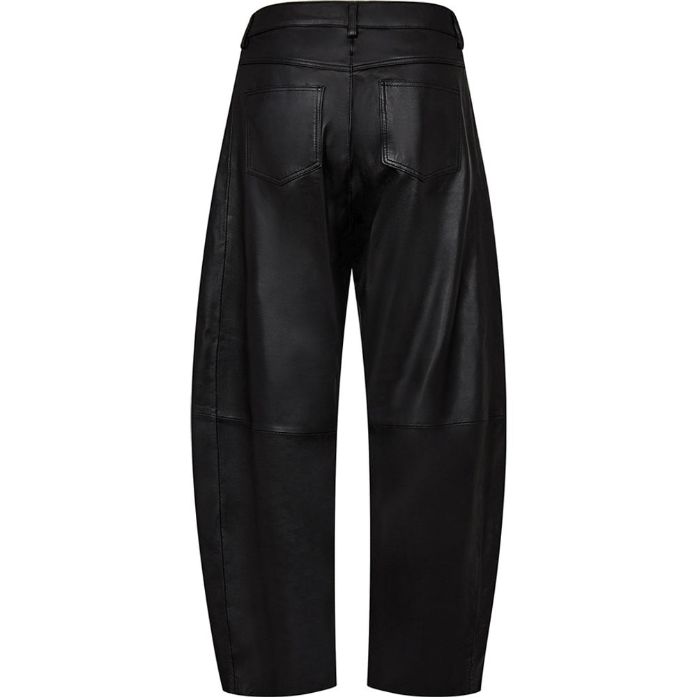 51394 - Boel Barell Leather Pant Black