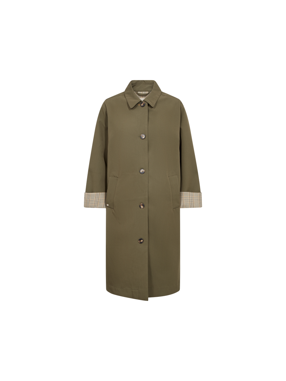 MMRiko Bora Trenchcoat Olive Night