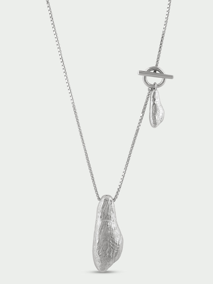 NE799S - Ashen Necklace Silver
