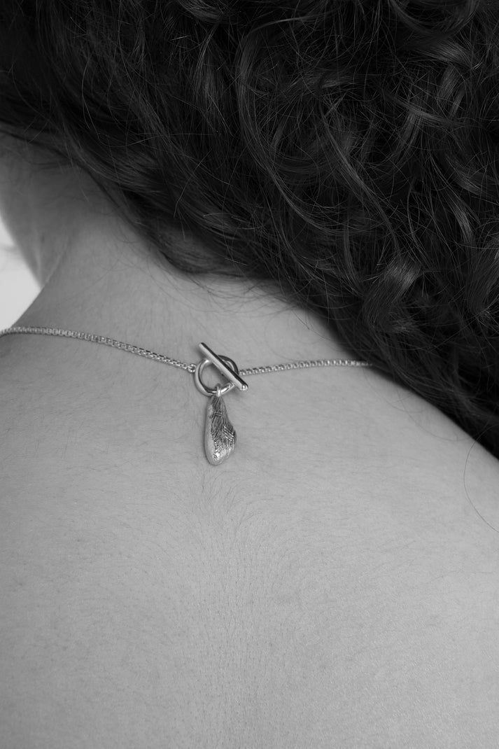 NE799S - Ashen Necklace Silver