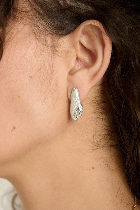 EA737S - Ashen Earrings Silver
