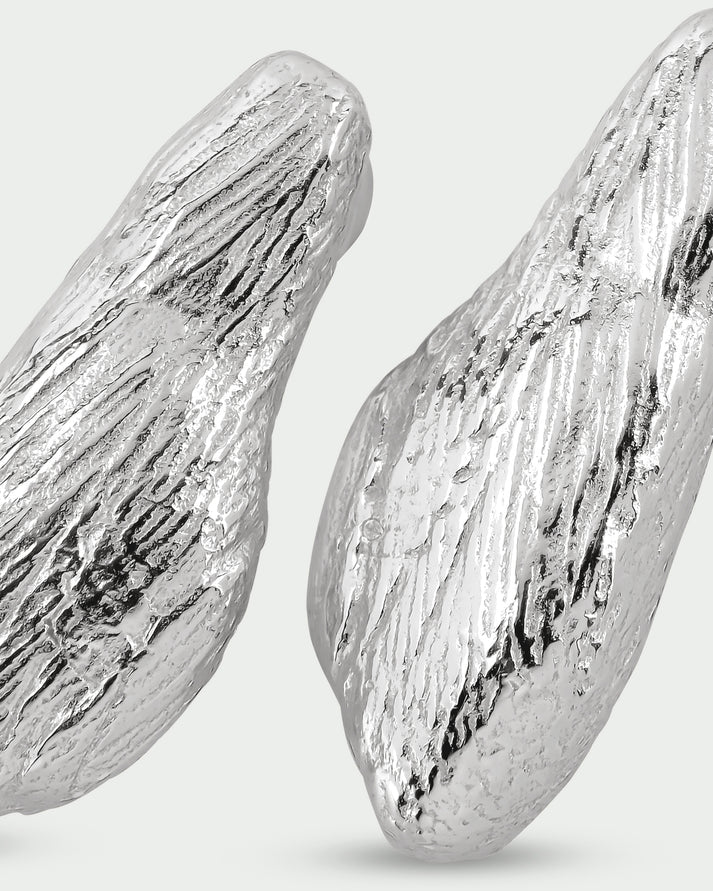 EA737S - Ashen Earrings Silver