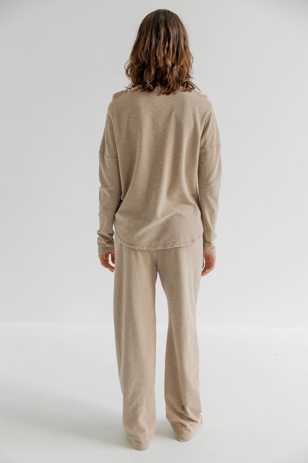 Camma Cotton/Jersey Trouser Khaki