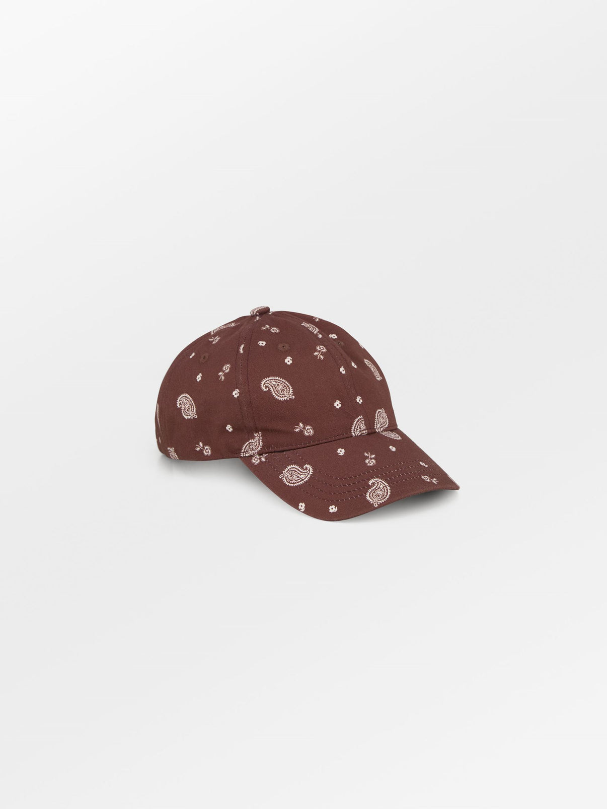 Bloom Paisley Cap Chocolate Brown