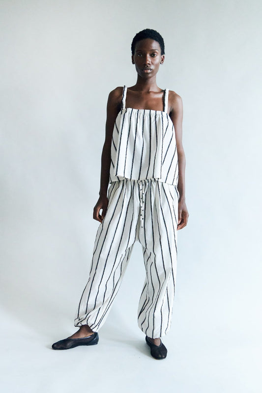 Alaia Striped Loose Trouser Kit