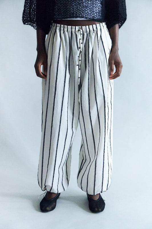 Alaia Striped Loose Trouser Kit