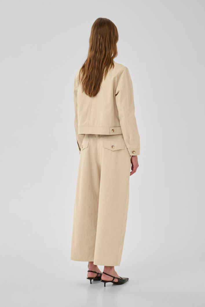 CindyMW Cotton Trouser Feather Beige