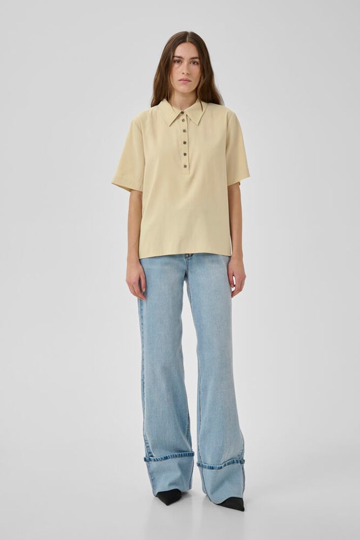 MWMindy Polo T-Shirt Brown Rice