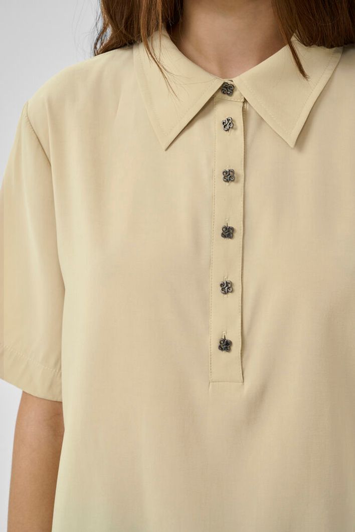 MWMindy Polo T-Shirt Brown Rice