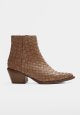 Terese Woven Italien Ankle Boot Nature