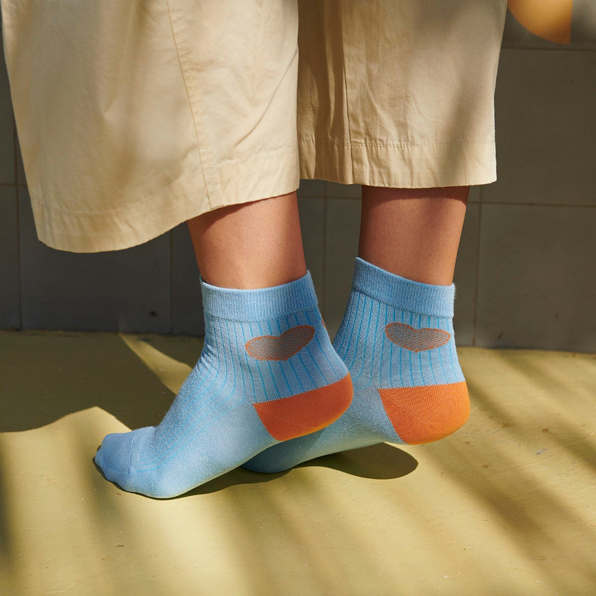 12-77777 Minna Short Sock with Heart