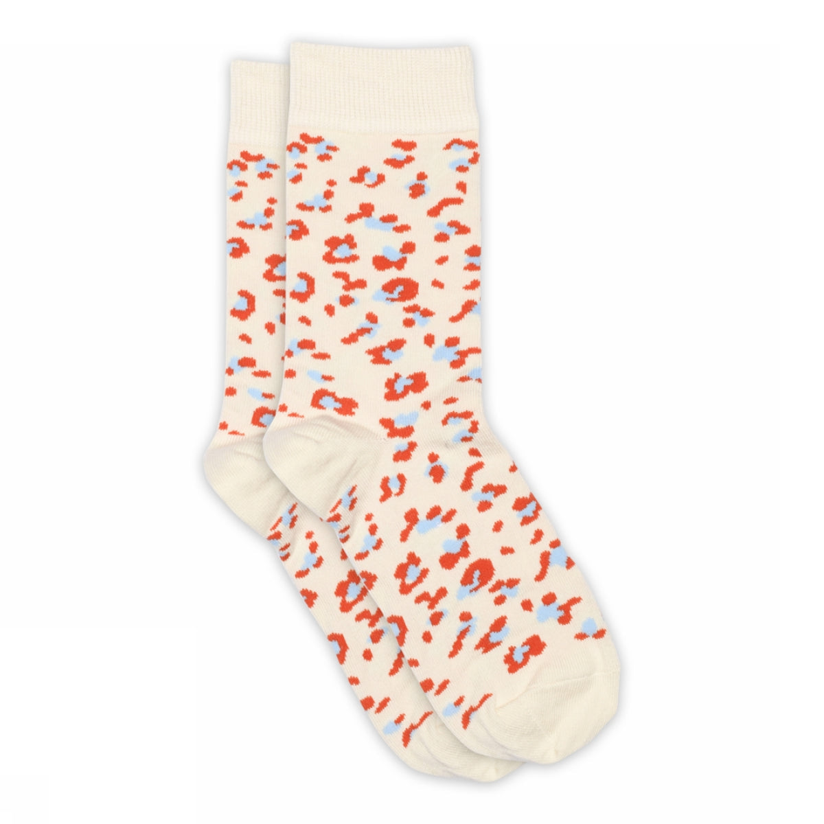 12-77772 Abby Leopard Print Socks