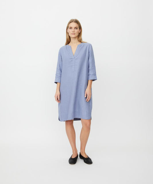 MaNokolo Linen Dress Ensign Blue