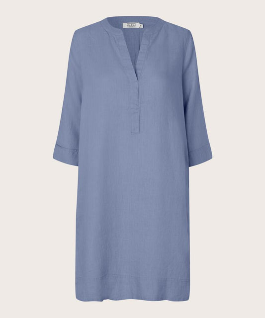 MaNokolo Linen Dress Ensign Blue
