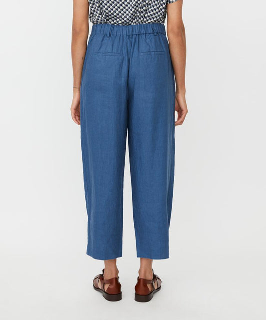 MaPunna Linen Tailored Trouser Ensign Blue