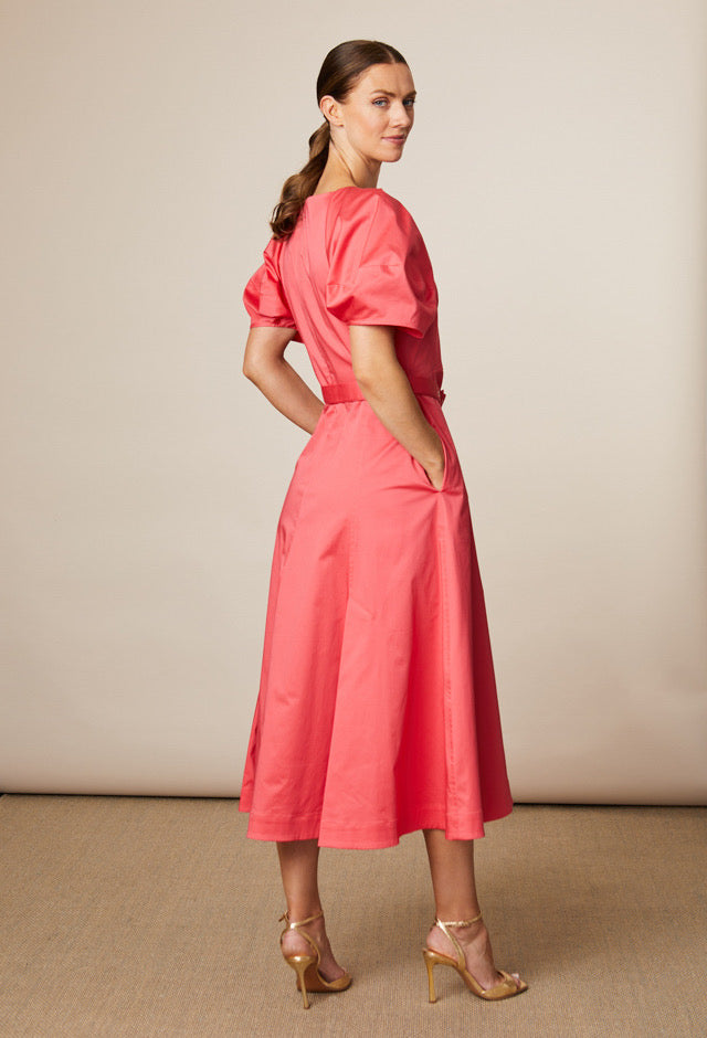 Lottie Cotton Puff Sleeve Dress