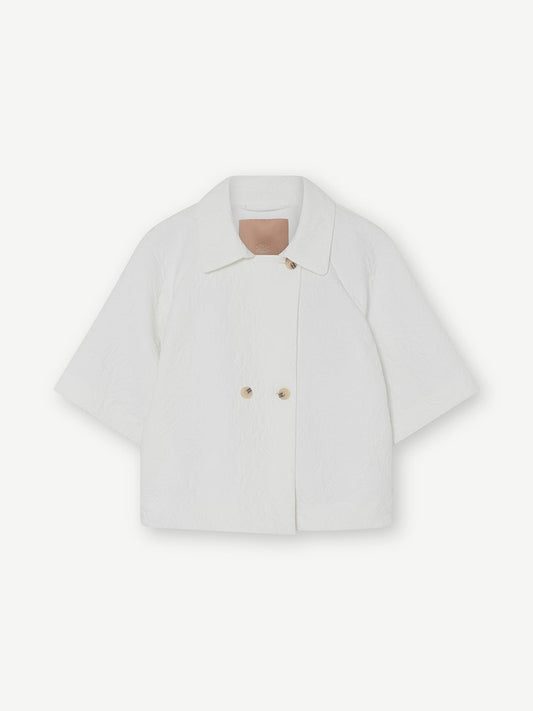 Gustav - Nora Cape Jacket White