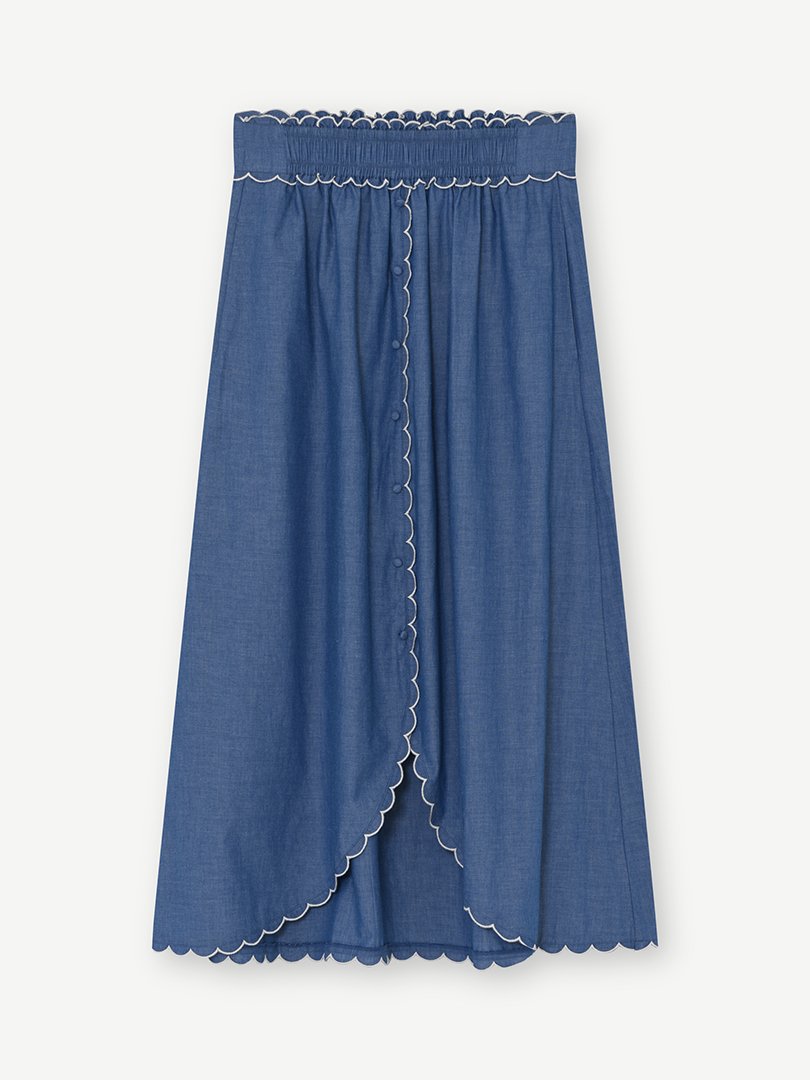 Gustav - Mabell Cotton Skirt Blue