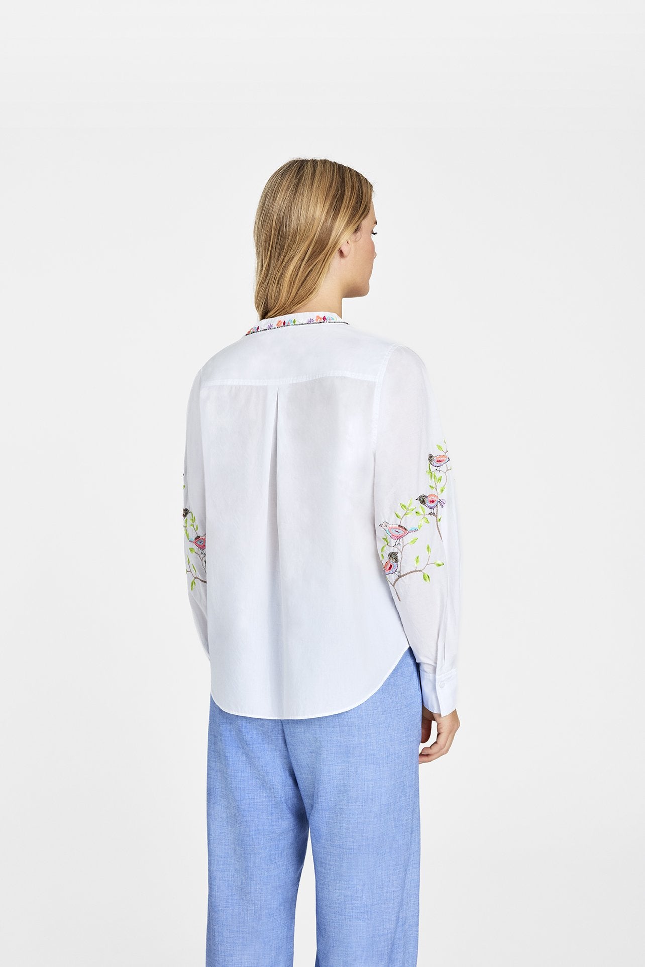 Gustav - Bayanne Sequin detailed Shirt White