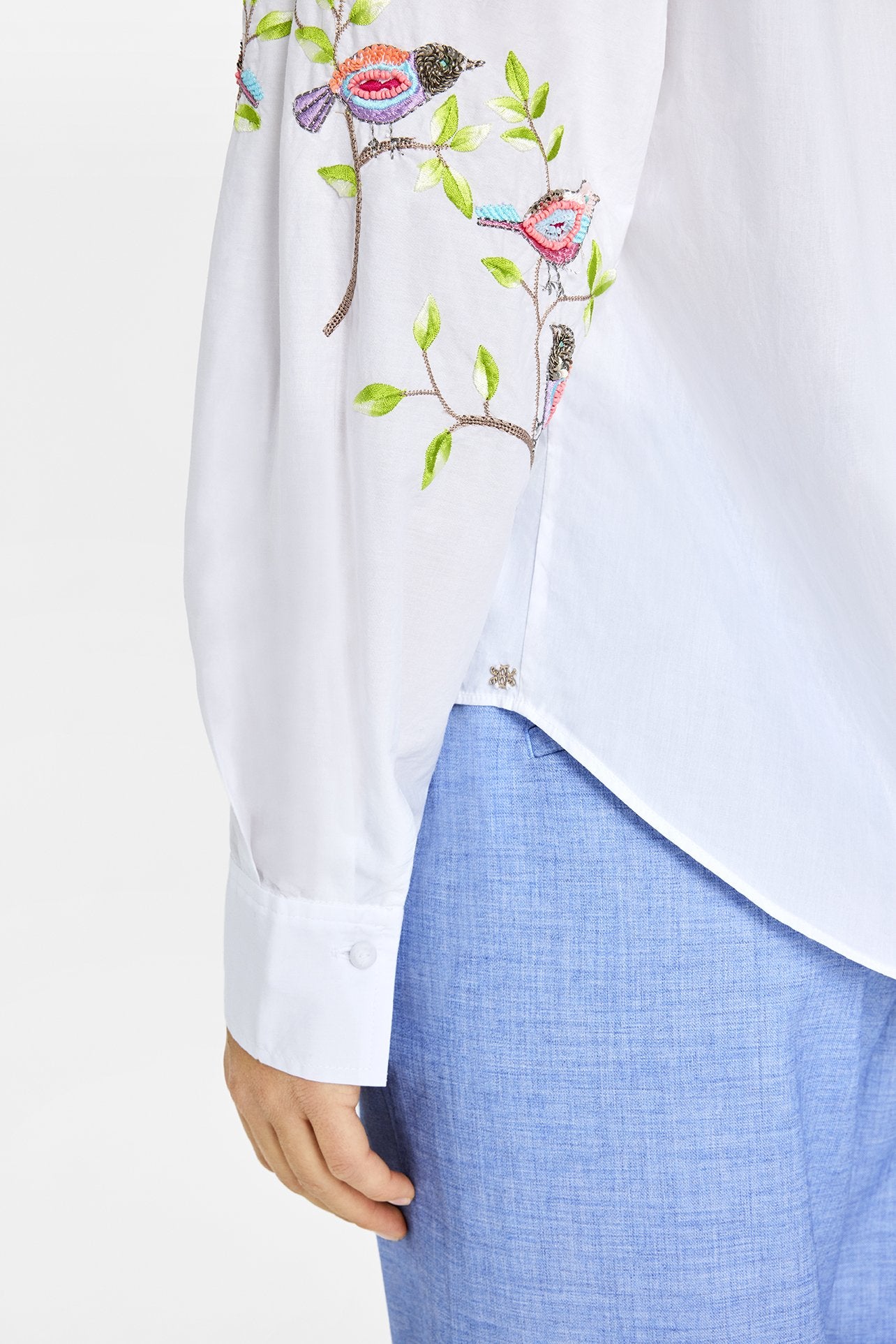 Gustav - Bayanne Sequin detailed Shirt White