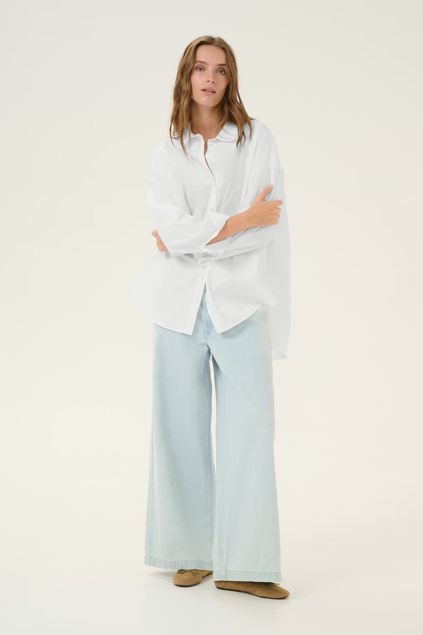 SunnaMW Boxy Shirt White