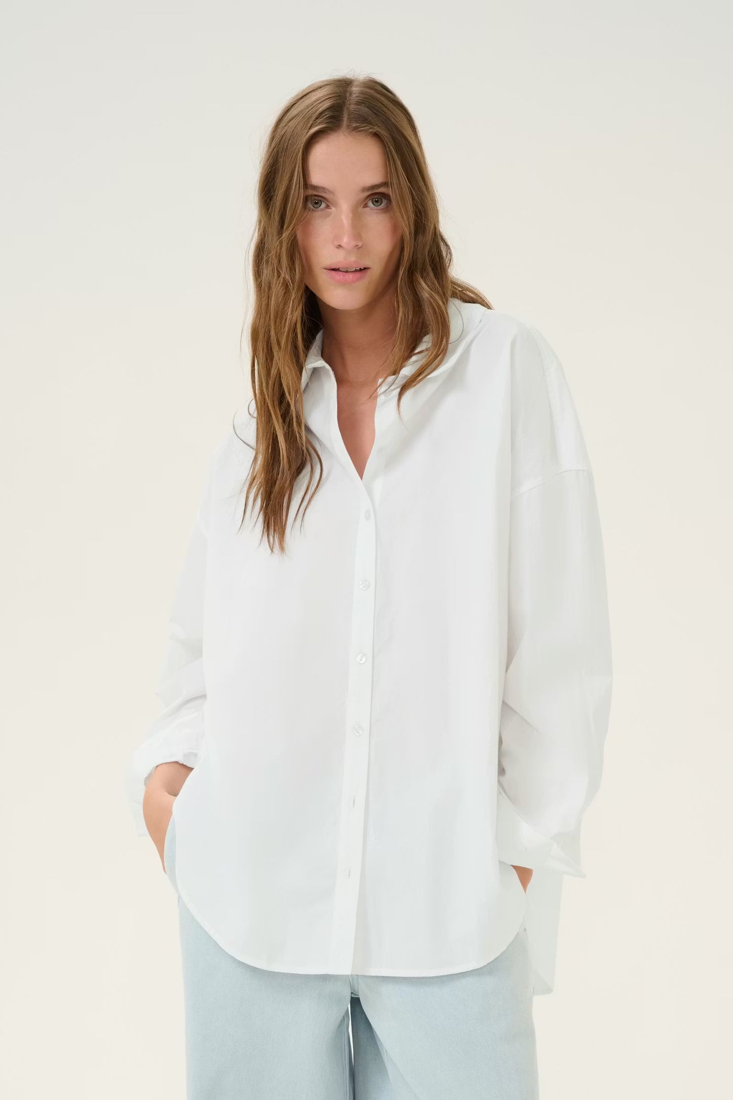 SunnaMW Boxy Shirt White