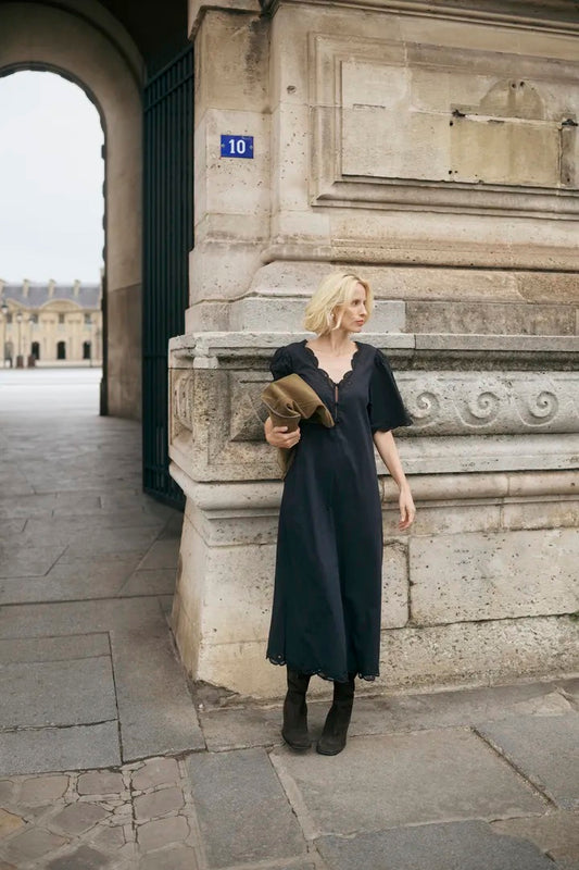 KBErlinda Cotton Dress Meterorite