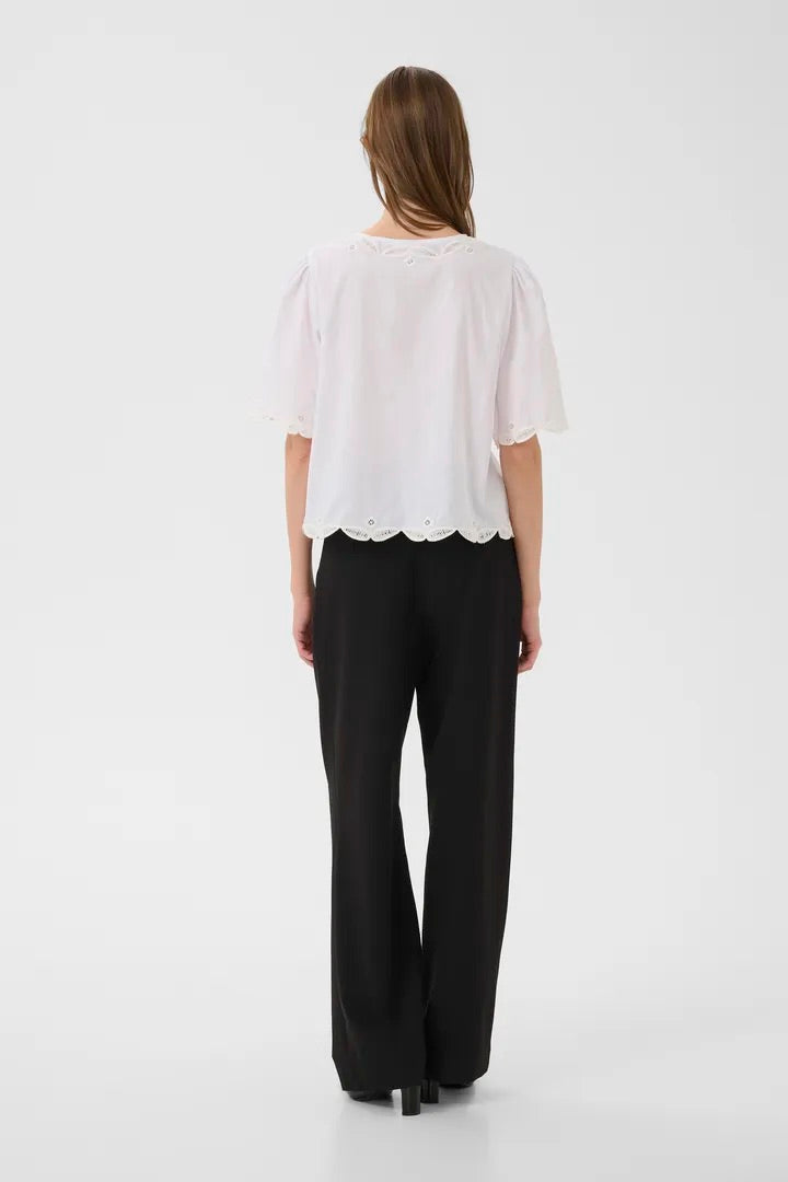 KBErlinda Cotton Blouse Bright White