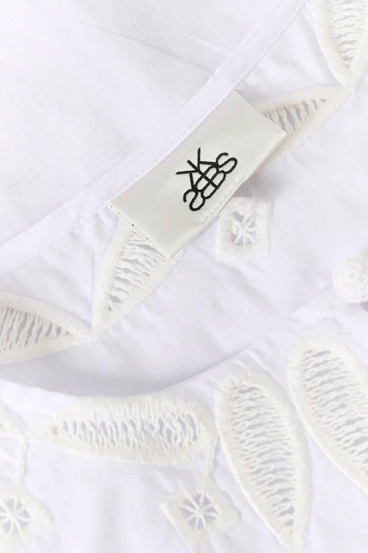 KBErlinda Cotton Blouse Bright White