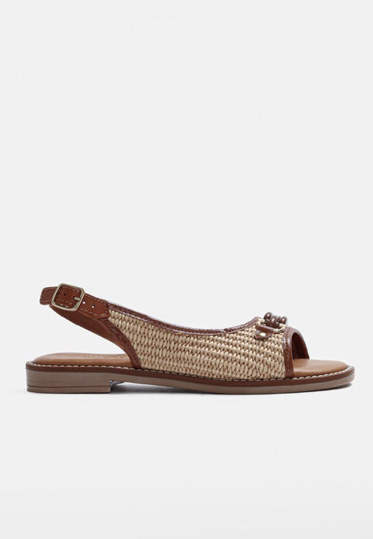 Arcelia Woven Sandal Tan