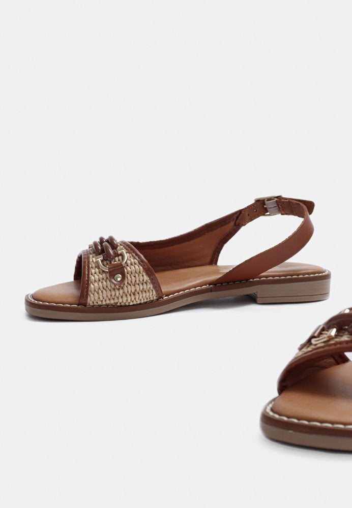 Arcelia Woven Sandal Tan