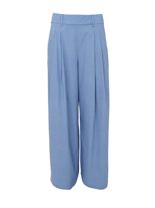 BCDavina  Wideleg Trouser Dust Blue
