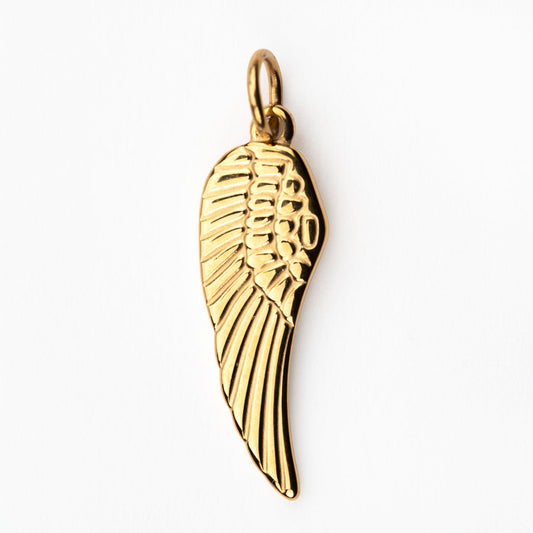 Raf & Grace Angle Wing Charm Gold